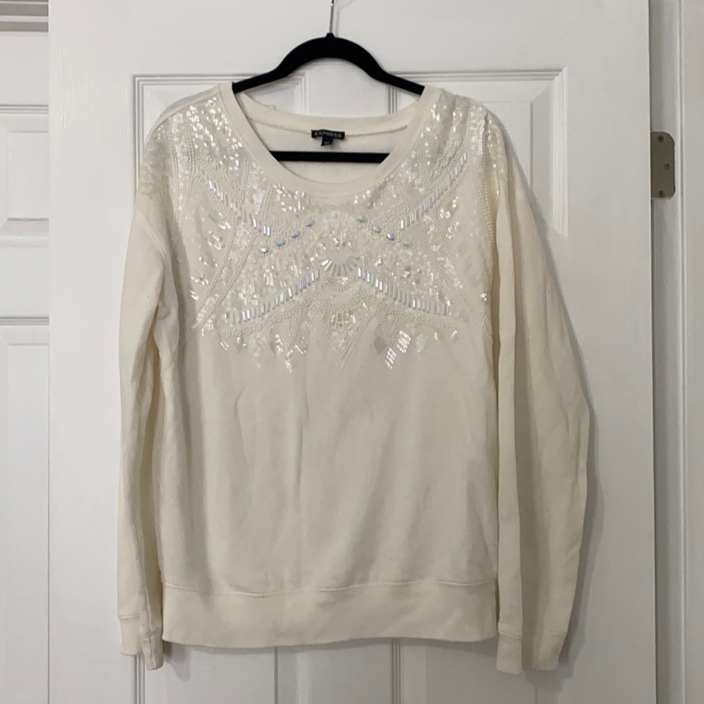Express Sequin Sweatshirt